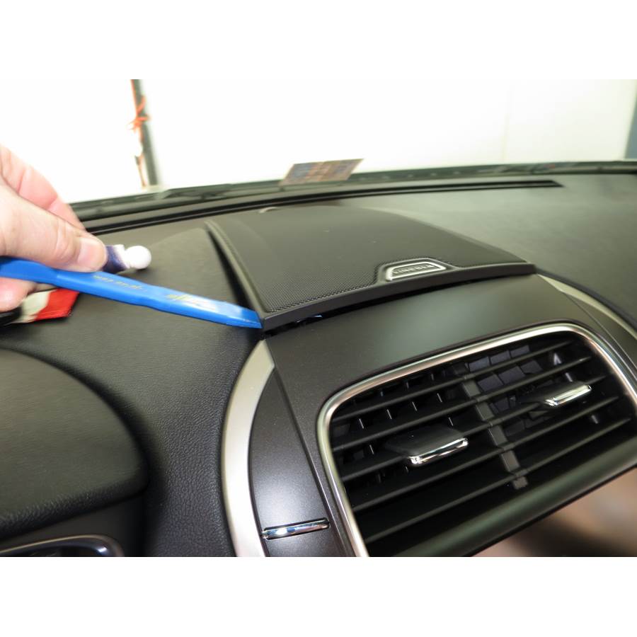 2016 Lincoln MKX Center dash speaker location