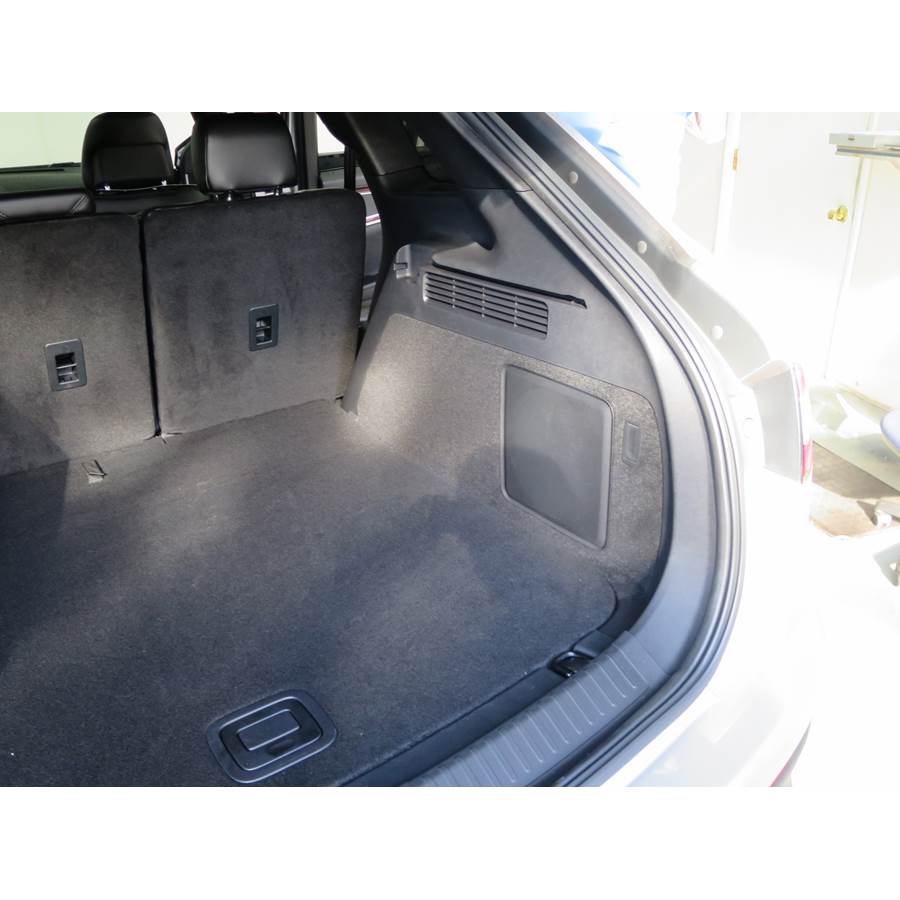 2017 Lincoln MKX Far-rear side speaker location