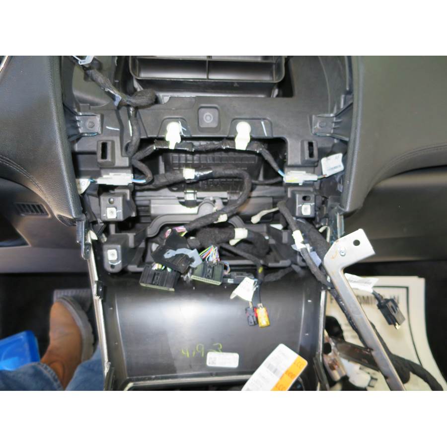 2016 Lincoln MKX Factory radio removed