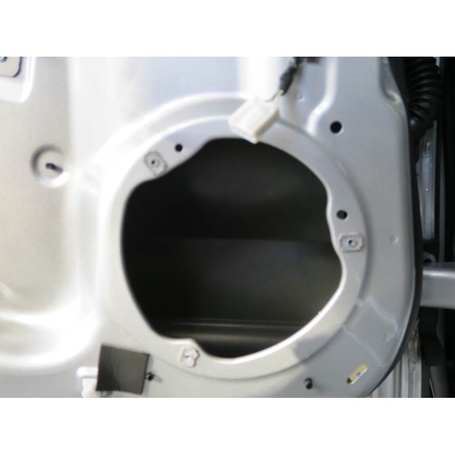 2017 Lincoln MKX Rear door woofer removed