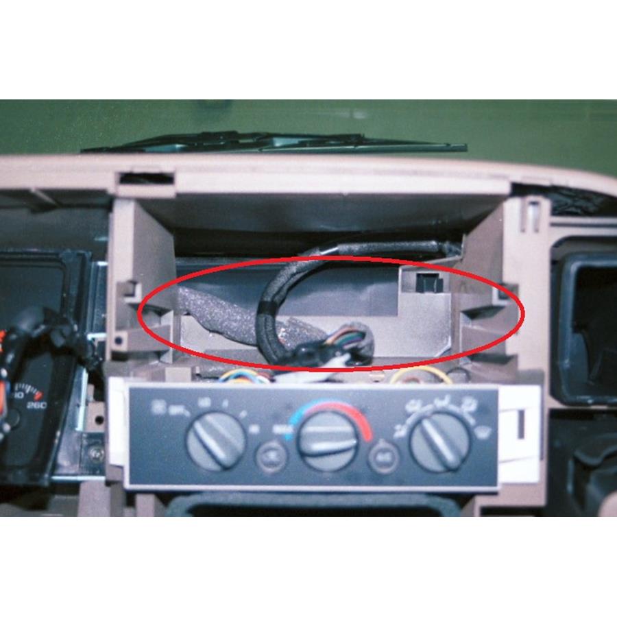 1999 GMC Suburban You'll have to modify your vehicle's sub-dash to install a new car stereo.