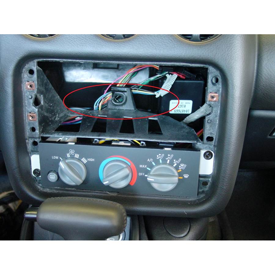 1995 Pontiac Firebird You'll have to modify your vehicle's sub-dash to install a new car stereo.