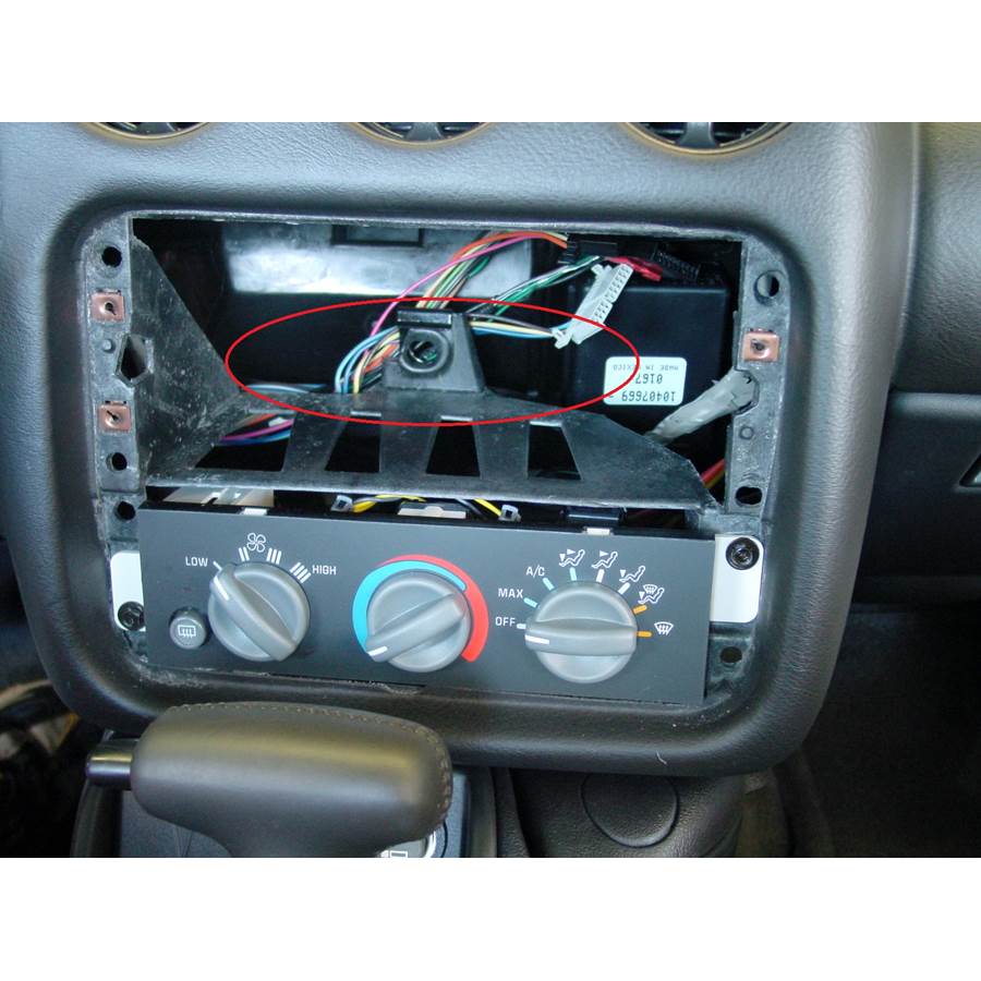 1997 Pontiac Firebird You'll have to modify your vehicle's sub-dash to install a new car stereo.