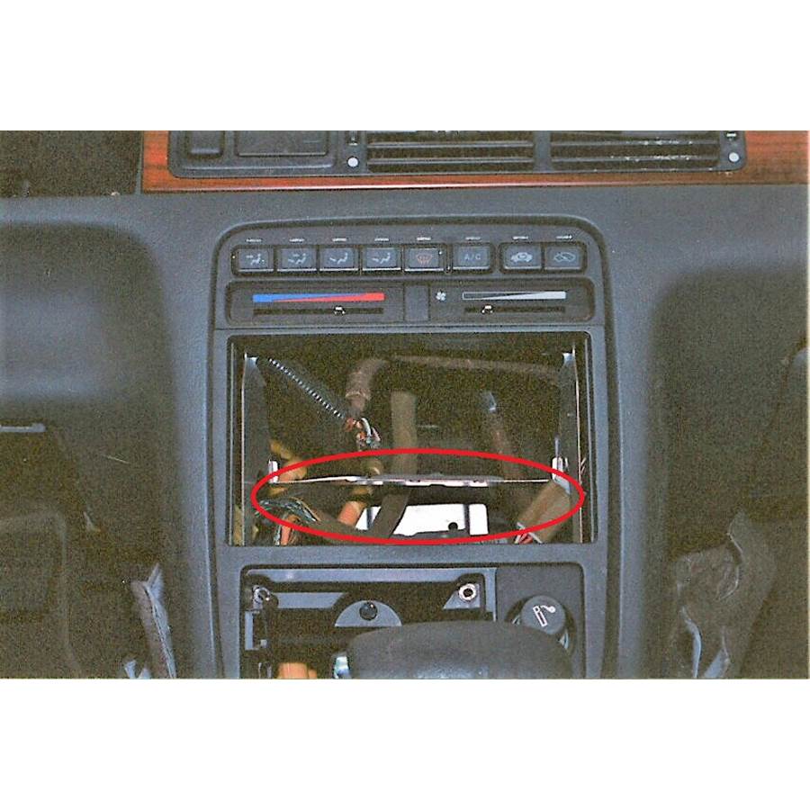 1999 Lincoln Navigator You'll have to modify your vehicle's sub-dash to install a new car stereo.