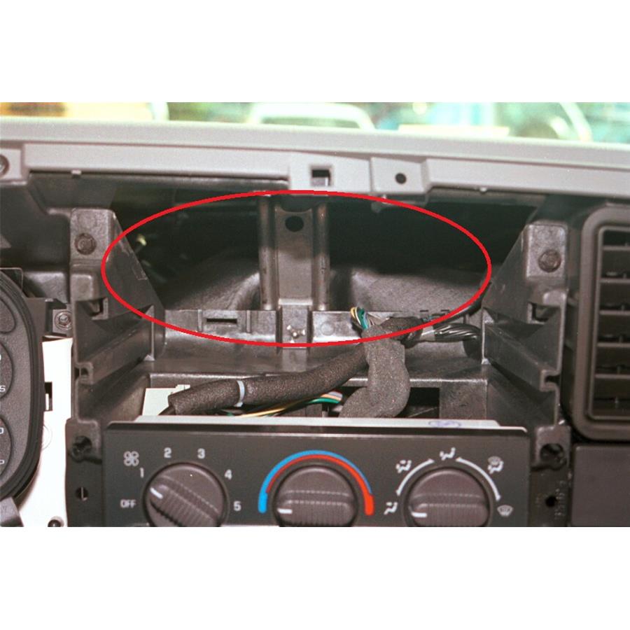 2002 Chevrolet Avalanche You'll have to modify your vehicle's sub-dash to install a new car stereo.