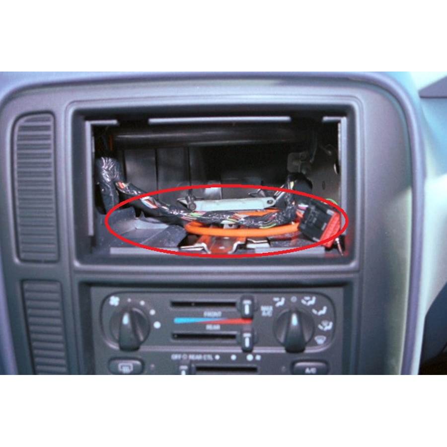 2000 Ford Windstar You'll have to modify your vehicle's sub-dash to install a new car stereo.