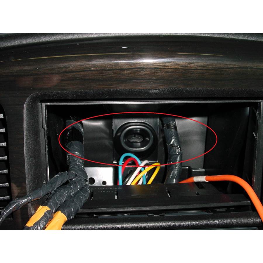2002 Lincoln Blackwood You'll have to modify your vehicle's sub-dash to install a new car stereo.