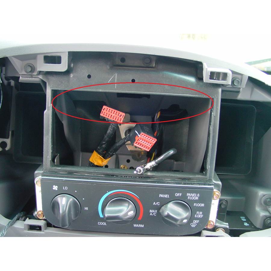 2002 Ford F-150 You'll have to modify your vehicle's sub-dash to install a new car stereo.