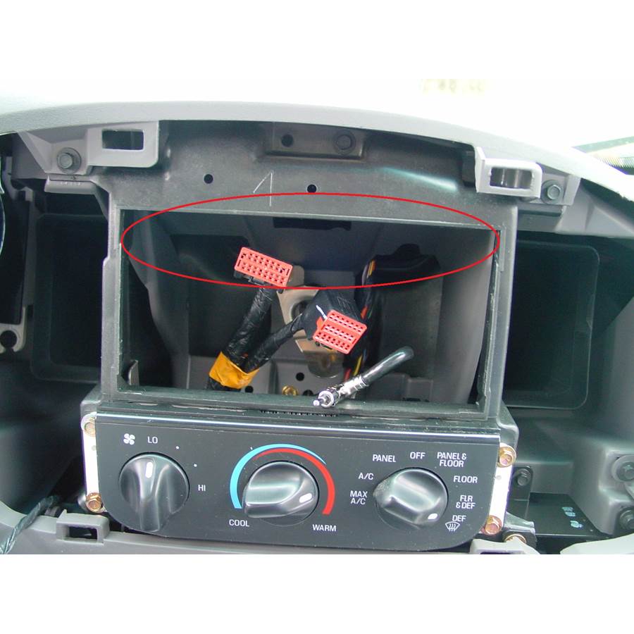 2003 Ford F-150 You'll have to modify your vehicle's sub-dash to install a new car stereo.