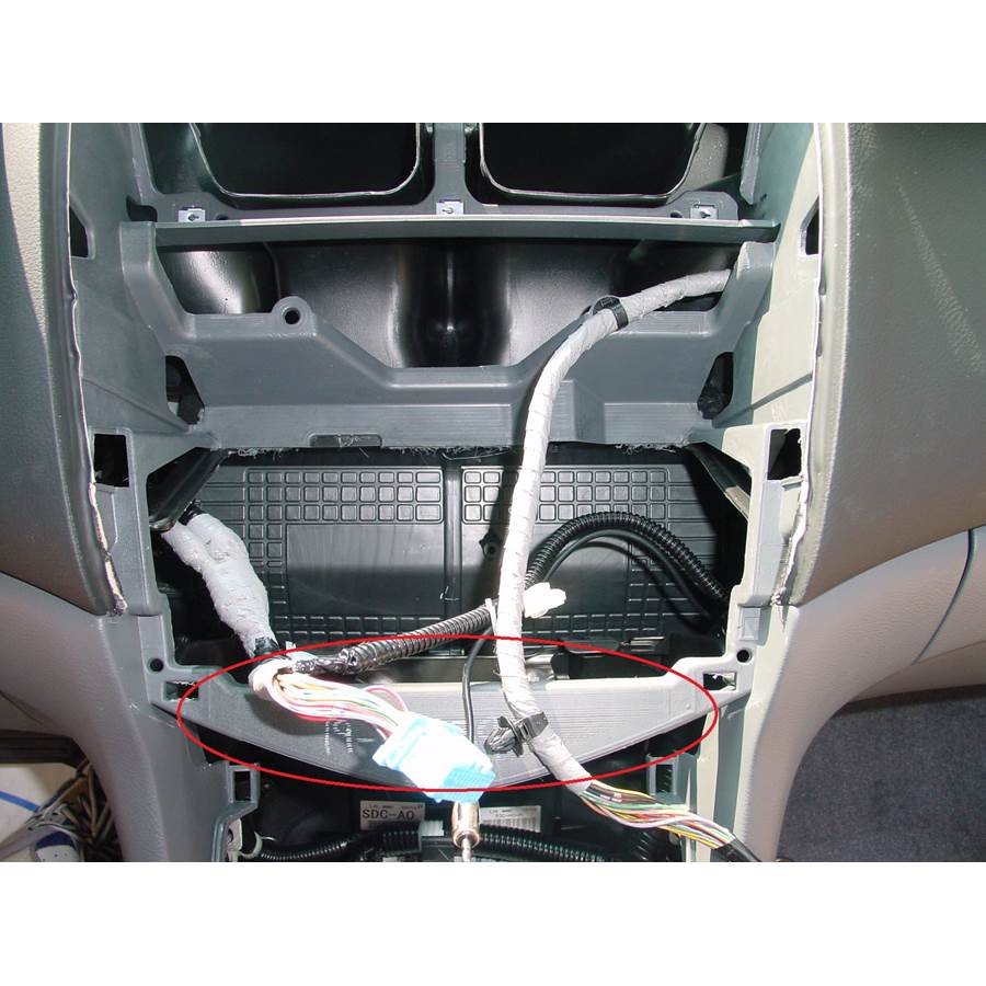 2003 Honda Accord EX You'll have to modify your vehicle's sub-dash to install a new car stereo.
