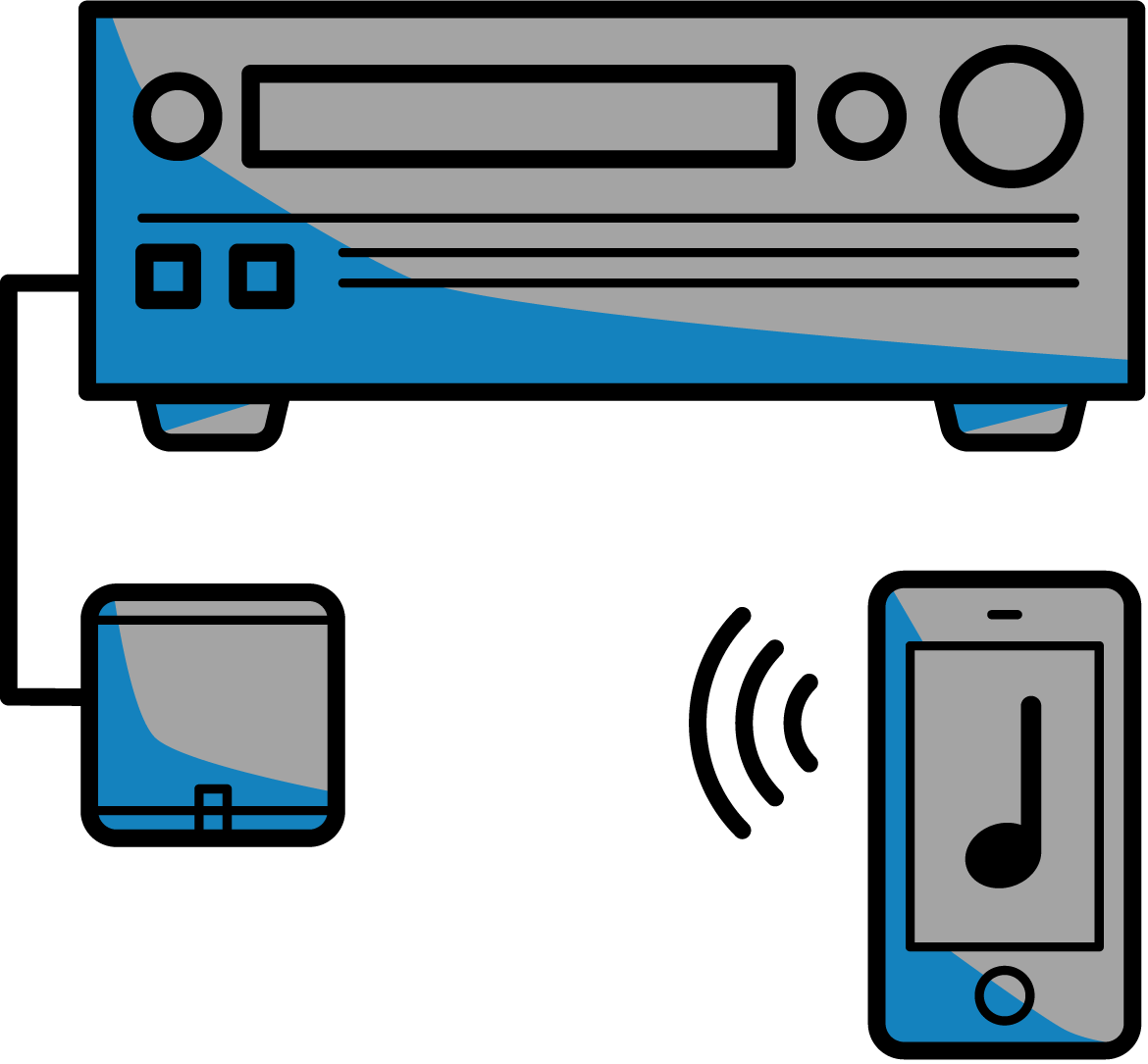 bluetooth aux input home stereo