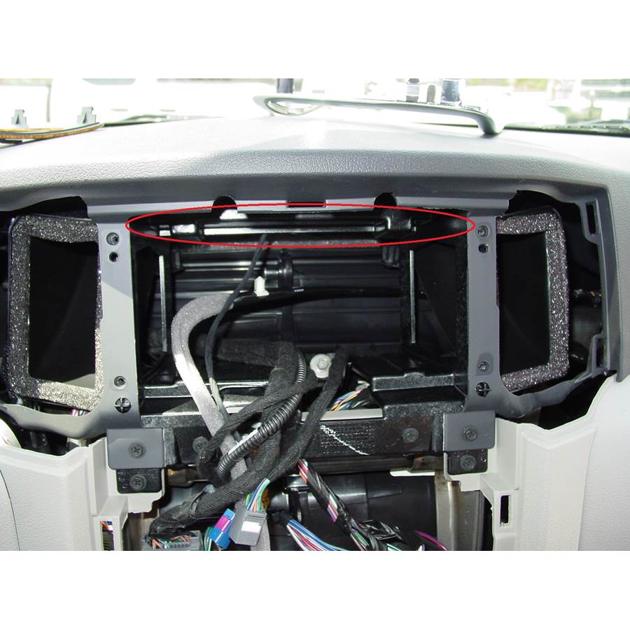 2008 Jeep Grand Cherokee You'll have to modify your vehicle's sub-dash to install a new car stereo.