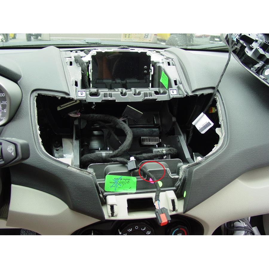 2017 Ford Fiesta You'll have to modify your vehicle's sub-dash to install a new car stereo.