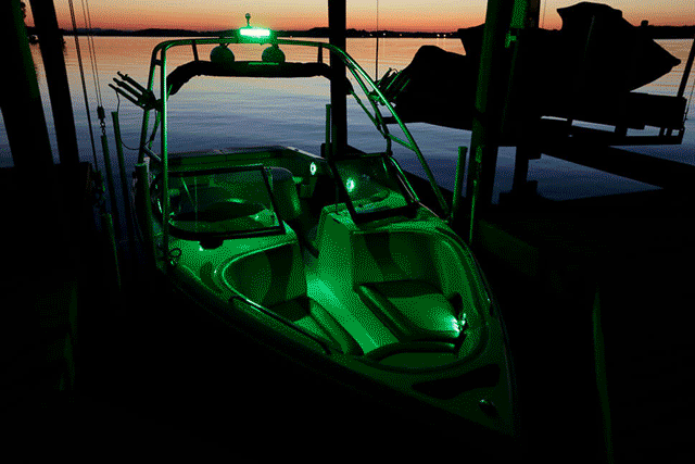 Color-changing LEDs in a Moomba Outback