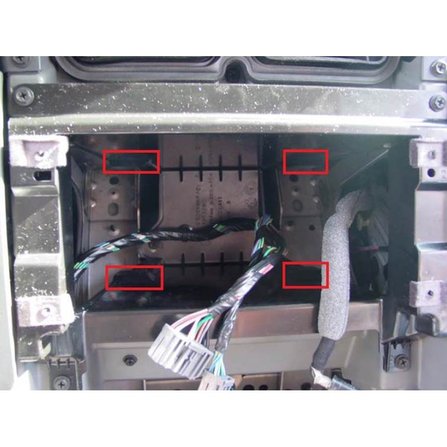 2008 Dodge Durango You'll have to modify your vehicle's sub-dash to install a new car stereo.