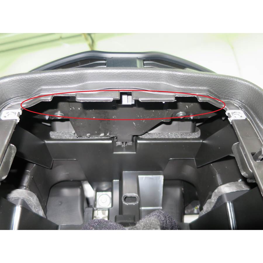 2017 Jeep Renegade You'll have to modify your vehicle's sub-dash to install a new car stereo.