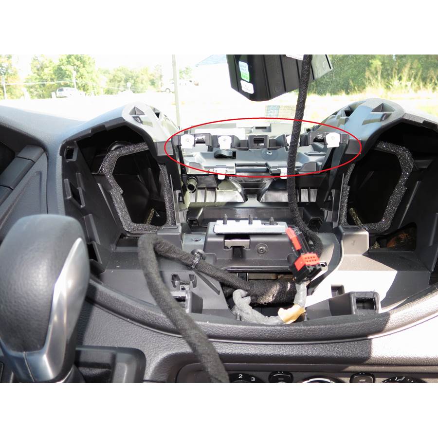 2016 Ford Transit Passenger You'll have to modify your vehicle's sub-dash to install a new car stereo.
