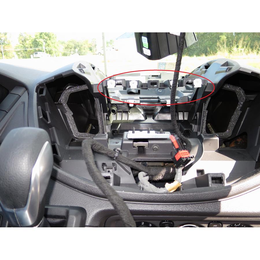 2017 Ford Transit Passenger You'll have to modify your vehicle's sub-dash to install a new car stereo.