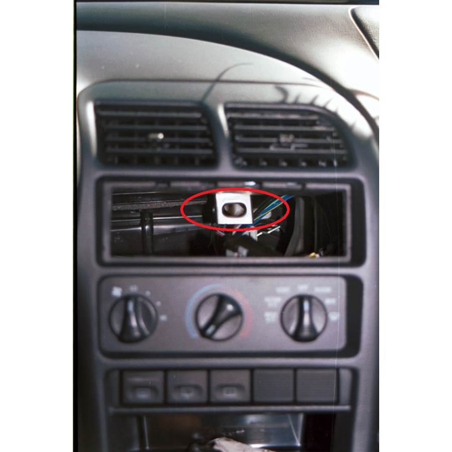 1994 Ford Probe You'll have to modify your vehicle's sub-dash to install a new car stereo.