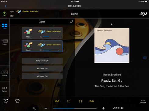 Yamaha AV Controller app