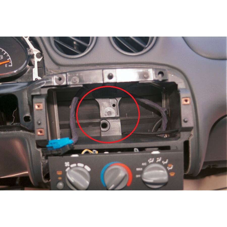1998 Pontiac Grand Am You'll have to modify your vehicle's sub-dash to install a new car stereo.