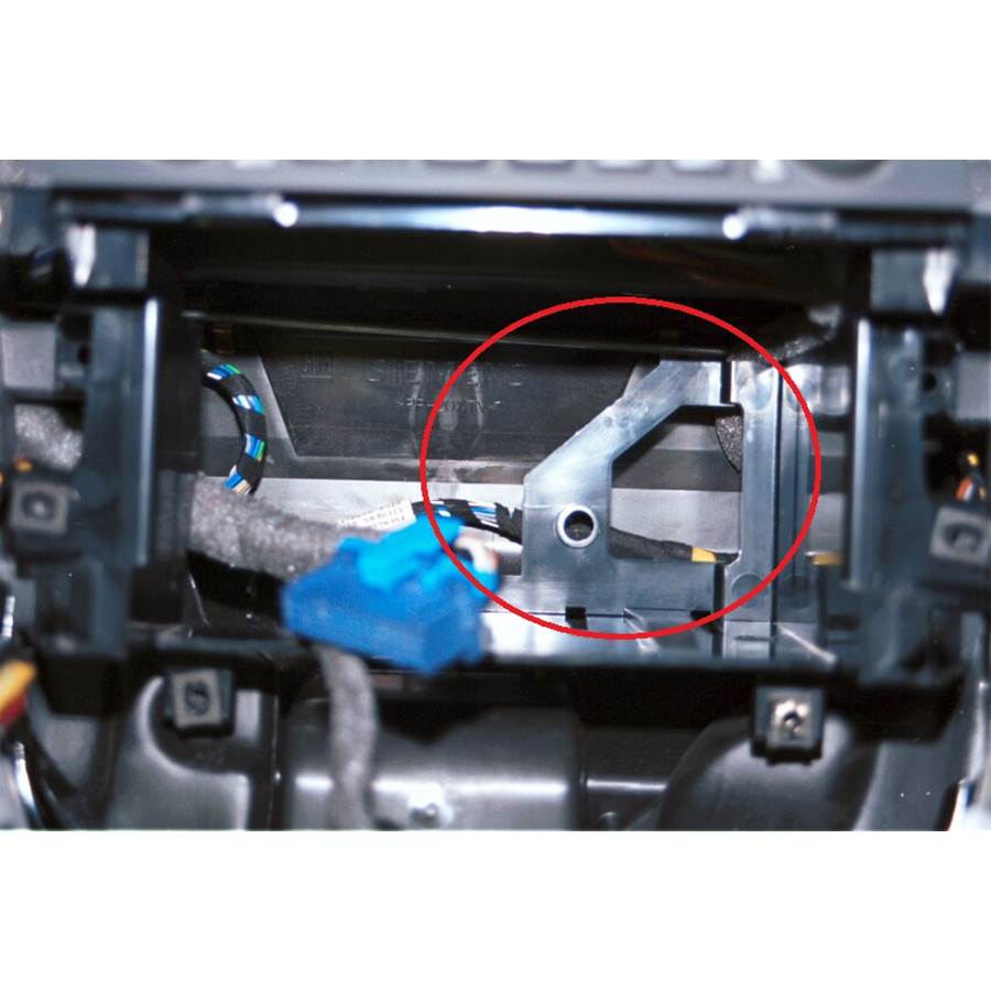 1998 Cadillac Catera You'll have to modify your vehicle's sub-dash to install a new car stereo.