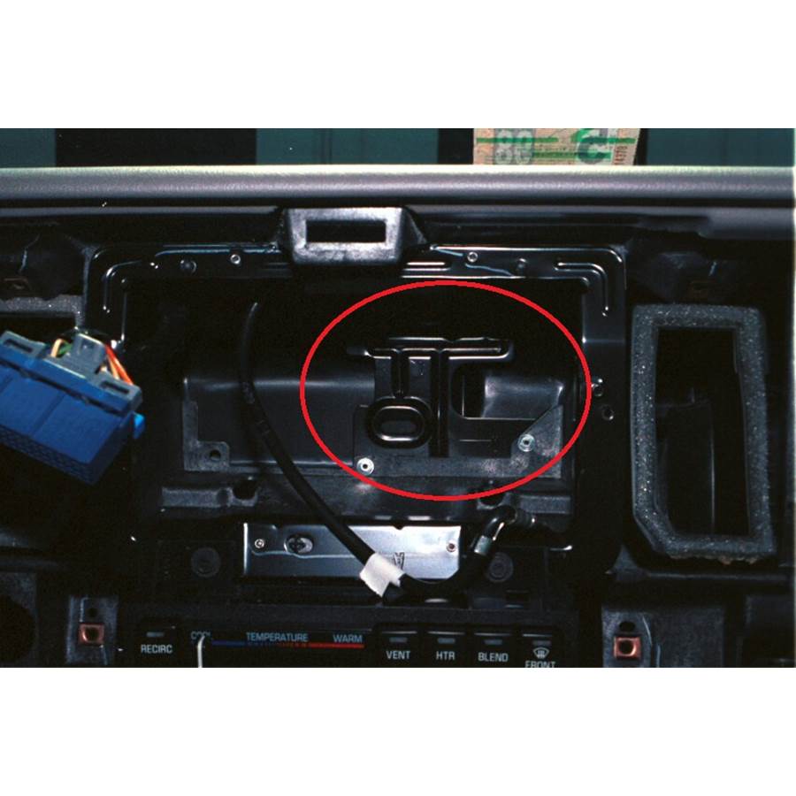 1996 Buick LeSabre You'll have to modify your vehicle's sub-dash to install a new car stereo.