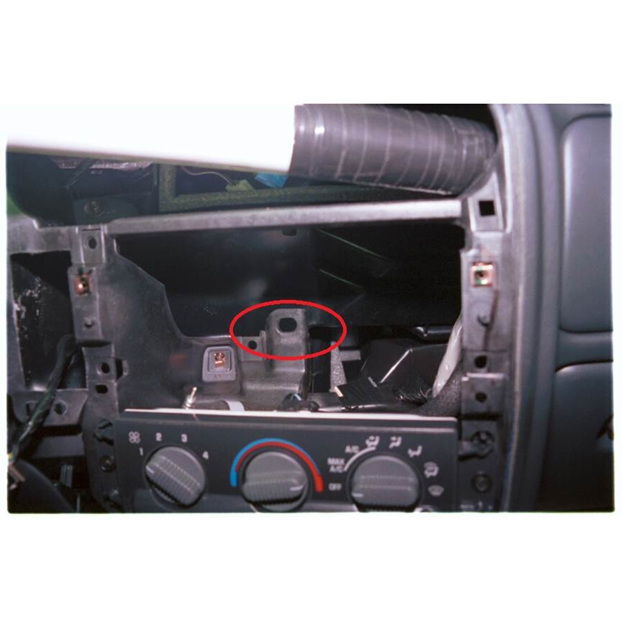 1998 Isuzu Hombre You'll have to modify your vehicle's sub-dash to install a new car stereo.