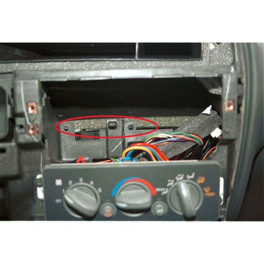 1997 Pontiac Grand Prix You'll have to modify your vehicle's sub-dash to install a new car stereo.