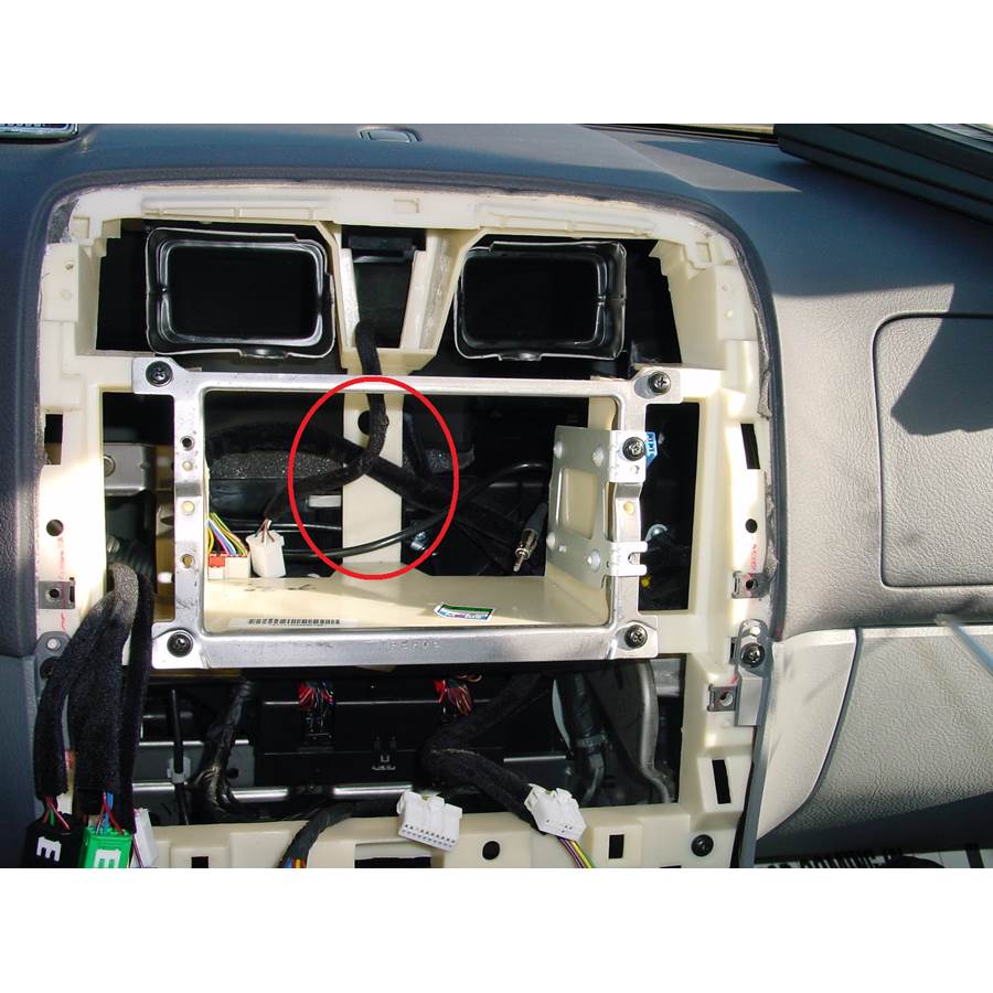 2003 Kia Sedona You'll have to modify your vehicle's sub-dash to install a new car stereo.