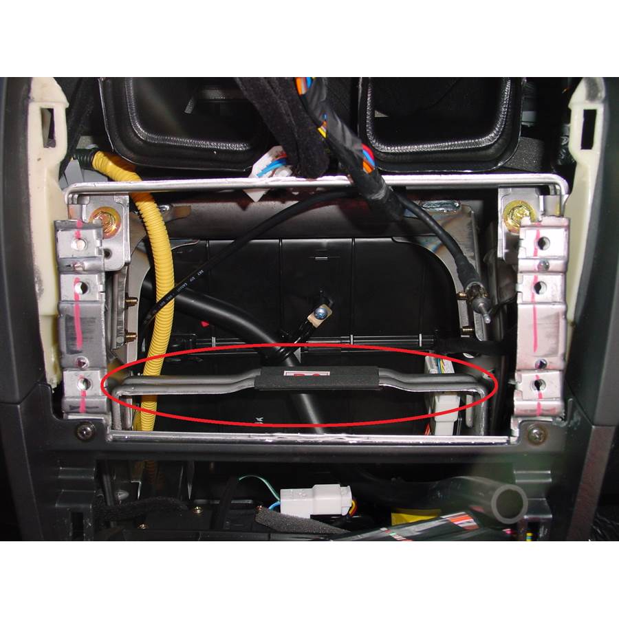 2002 Hyundai Sonata You'll have to modify your vehicle's sub-dash to install a new car stereo.