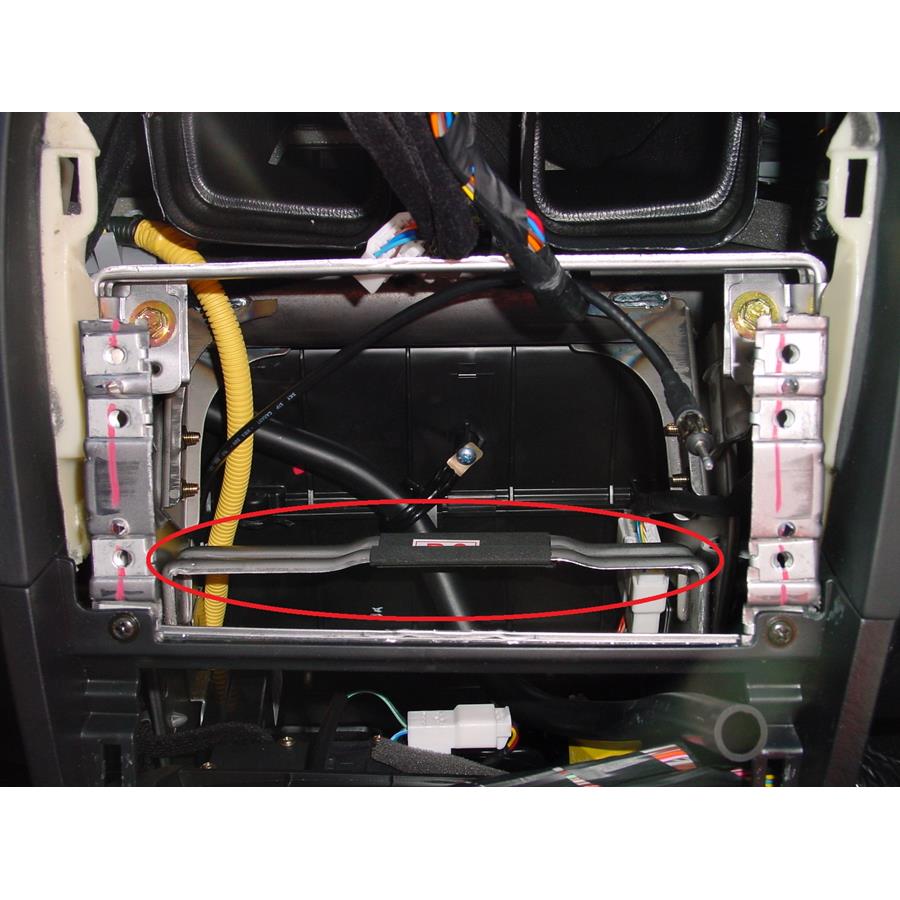 2005 Hyundai Sonata You'll have to modify your vehicle's sub-dash to install a new car stereo.