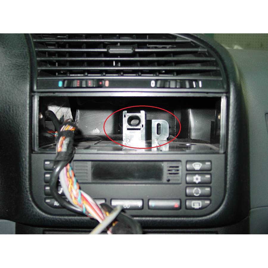 1998 BMW M3 You'll have to modify your vehicle's sub-dash to install a new car stereo.