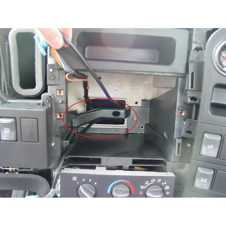 2005 Chevrolet C5500 You'll have to modify your vehicle's sub-dash to install a new car stereo.