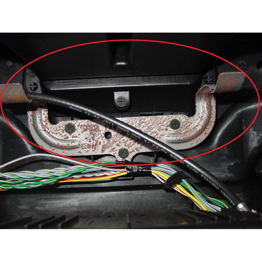 2010 Jeep Liberty You'll have to modify your vehicle's sub-dash to install a new car stereo.