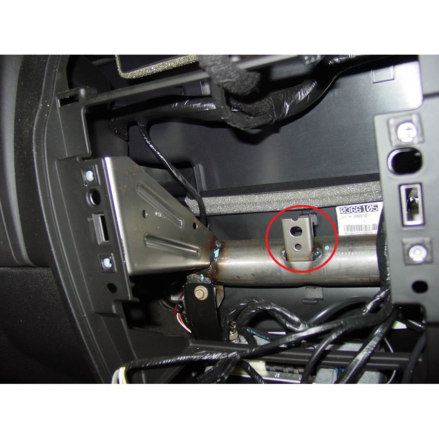 2006 Hummer H3 You'll have to modify your vehicle's sub-dash to install a new car stereo.