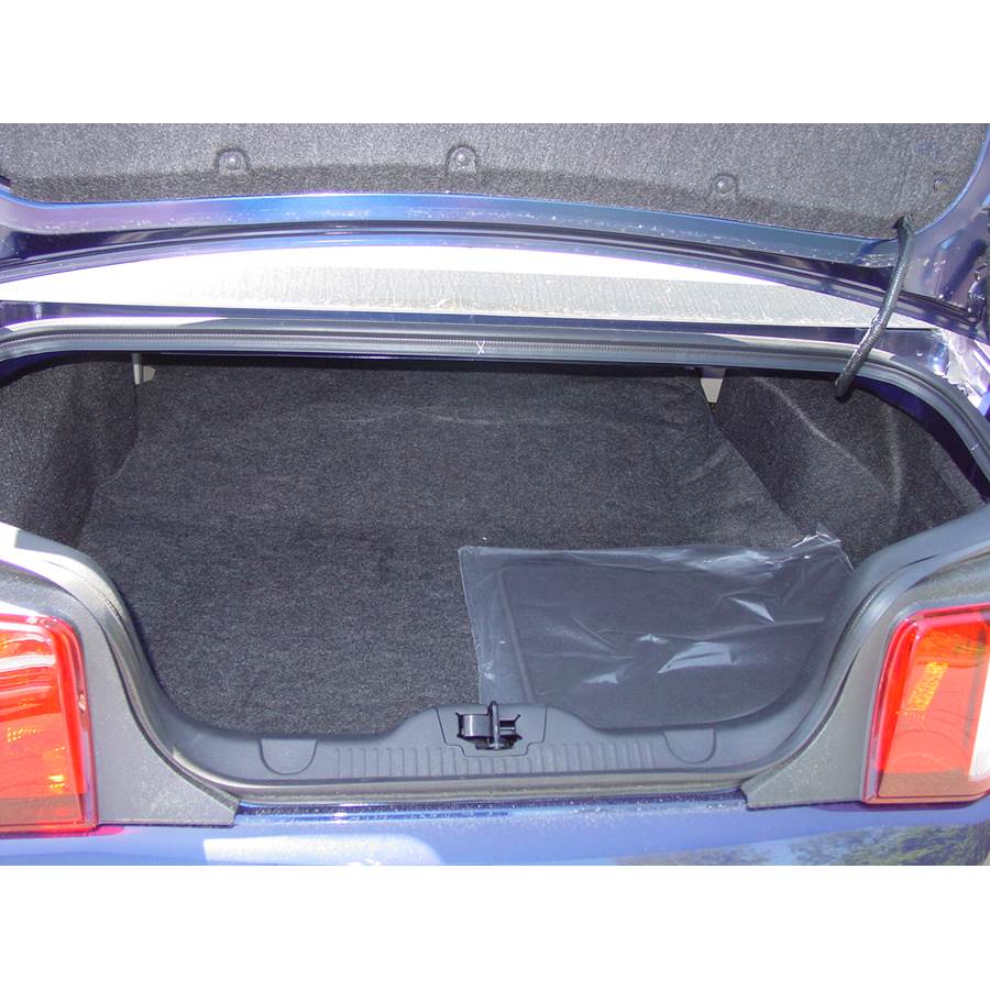2012 Ford Mustang Cargo space