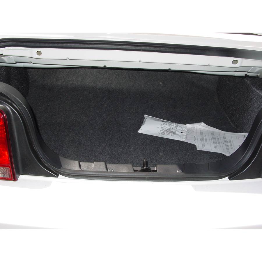 2008 Ford Mustang Cargo space