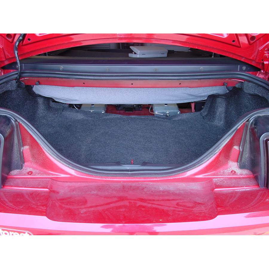 2001 Ford Mustang Cargo space