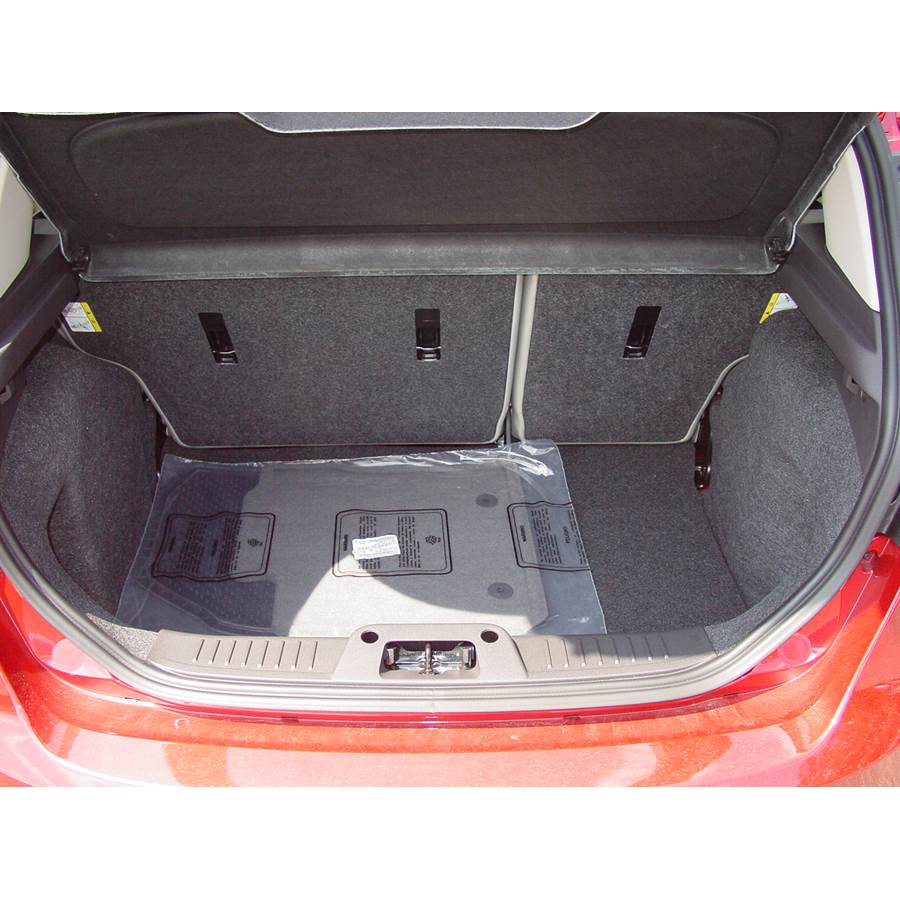 2012 Ford Fiesta Cargo space