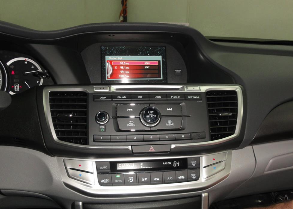 honda accord sedan base radio