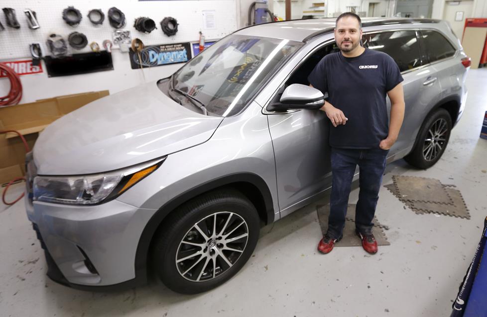 Jason with the Pioneer Toyota Highlander