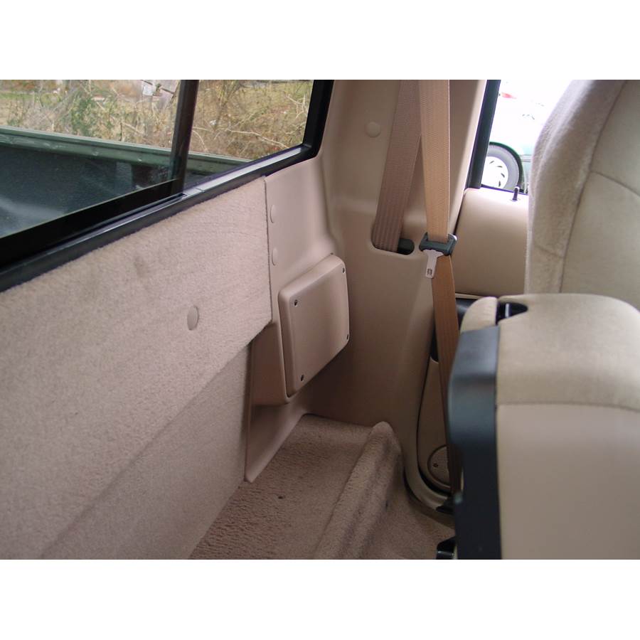 2002 Ford Ranger Cargo space
