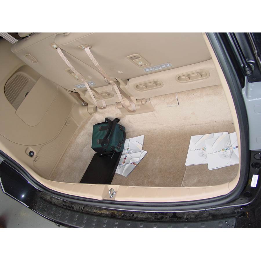 2007 Honda Odyssey Cargo space