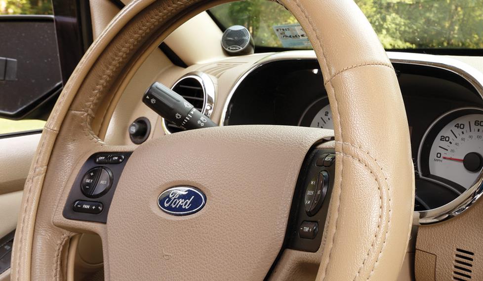 Steering wheel audio controls