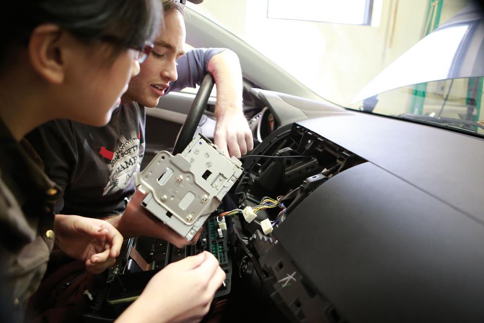 Installing the new stereo