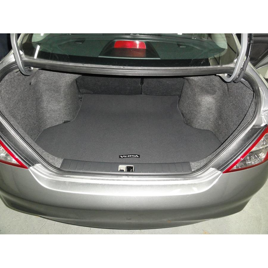 2013 Nissan Versa Cargo space
