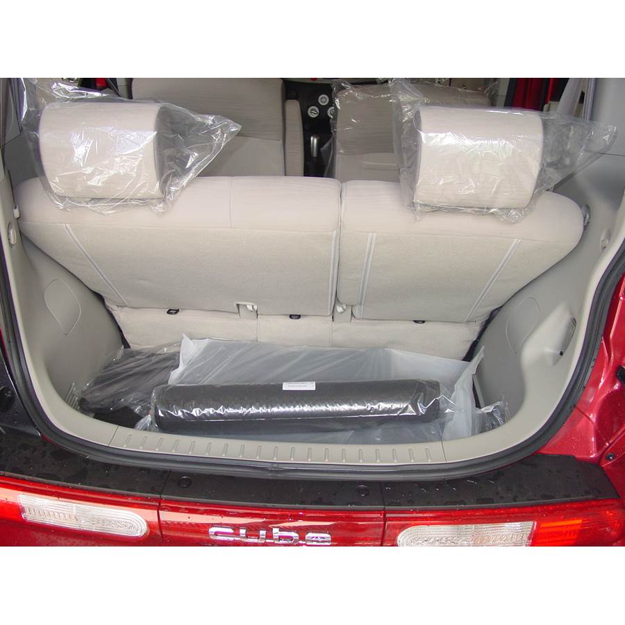 2012 Nissan Cube Cargo space