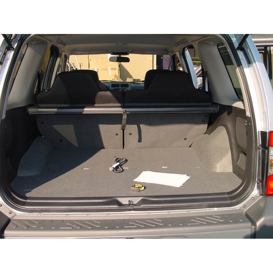 2003 Nissan Xterra Cargo space