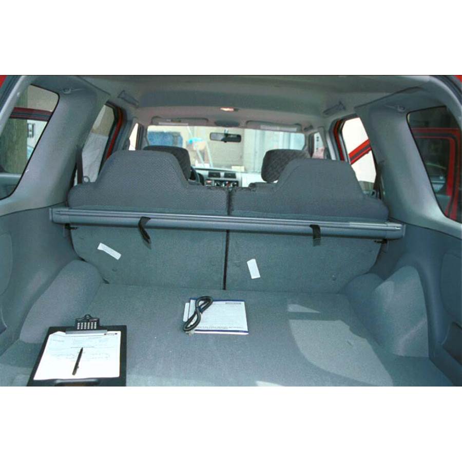 2000 Nissan Xterra Cargo space